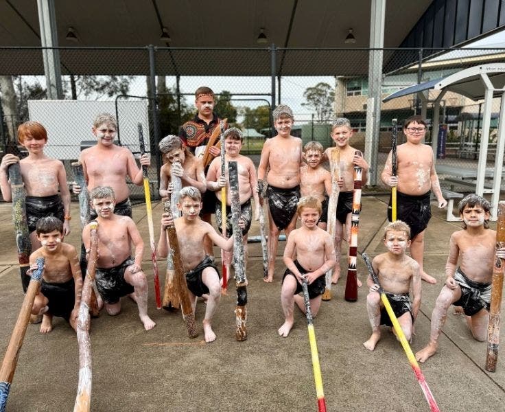 students from Kingers Didge group